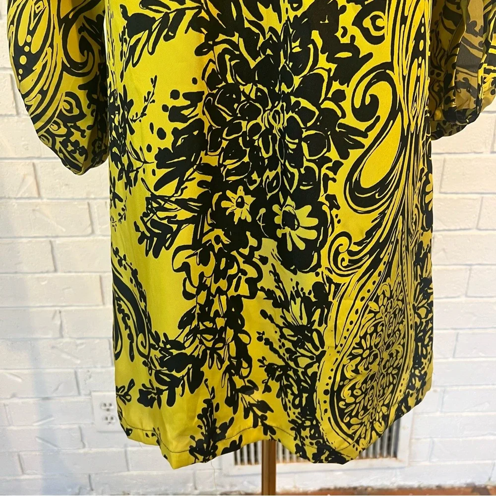 Uncle Frank Chartreuse Shift Dress Women’s S - Picture 6 of 14